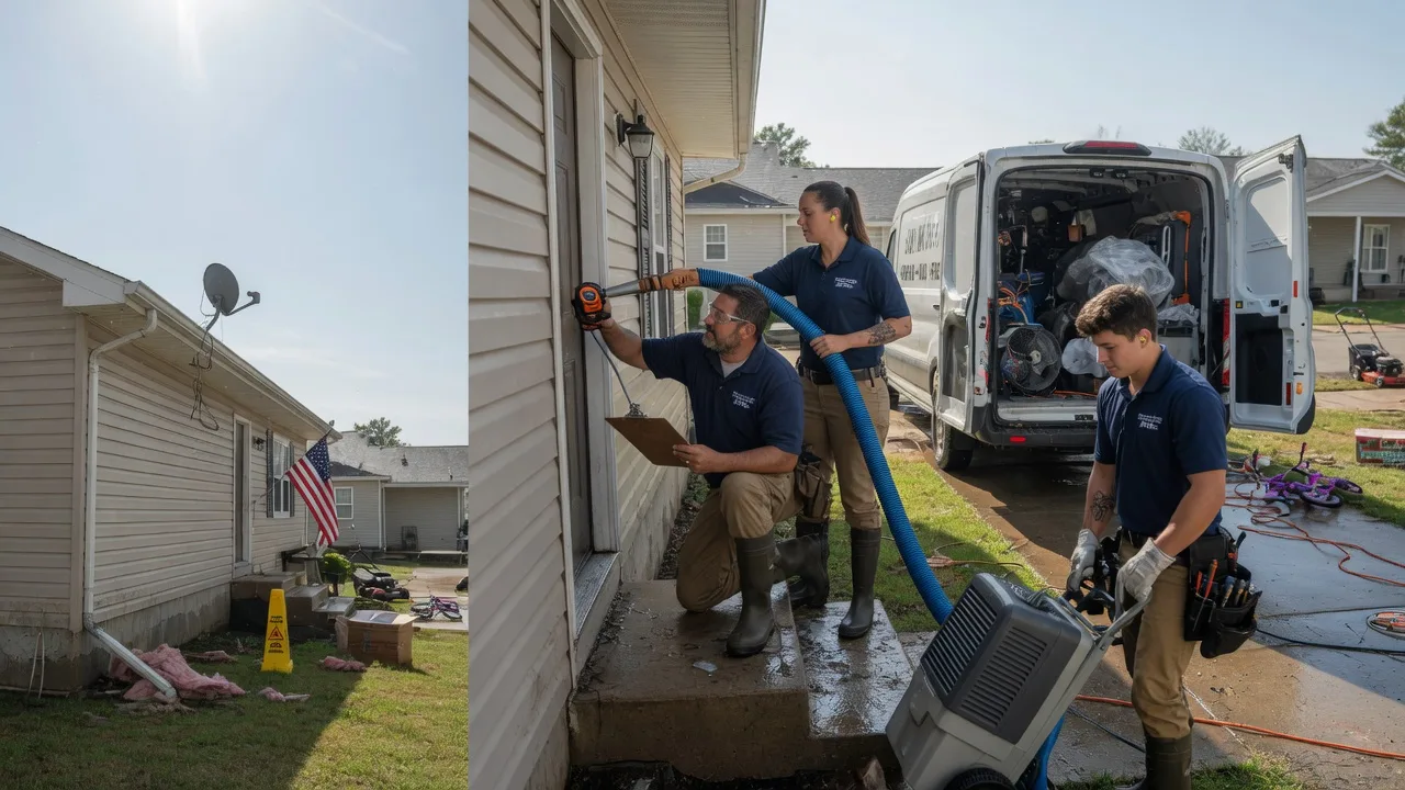 Ceiling Water Damage Restoration in Flora, IN near me